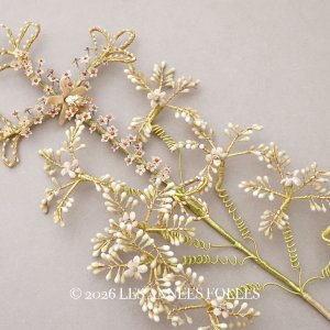 画像: ＊蚤の市＊19世紀末 アンティーク クロス型 ワックスフラワーのブーケ 結婚式 ウェディング