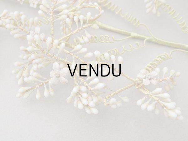 画像6: ＊蚤の市＊19世紀末 アンティーク クロス型 ワックスフラワーのブーケ 結婚式 ウェディング (6)