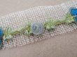 画像3: アンティーク シルク製 薔薇のロココトリム ブルーグレイ＆コバルトブルー ロココリボン  (3)