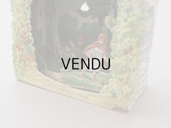 画像5: アンティーク 希少 ボンマルシェ 立体 クロモ 赤ずきんちゃん - AU BON MARCHE PARIS - (5)