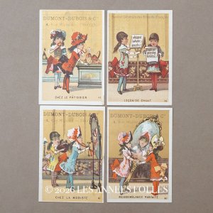 画像: ＊蚤の市セット＊アンティーク クロモ 4点セット