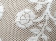 画像6: 19世紀 アンティーク 手編みの ヴァランシエンヌレース 花模様 幅10.6cm (6)