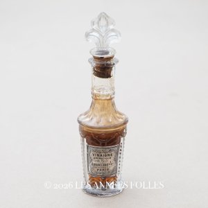 画像: 19世紀 アンティーク 百合の紋章型の栓付き 小さなパフュームボトル - GELLE FRERES PARIS -