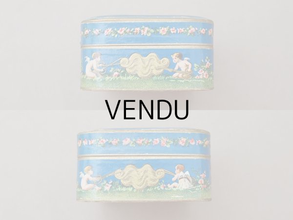 画像4: アンティーク 『ショコラ・フランソワ・ マルキ』のお菓子箱  LES FRISONS DE F.MARQUIS - CHOCOLAT FRANCOIS MARQUIS PARIS - (4)