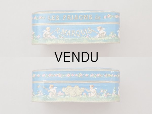 画像3: アンティーク 『ショコラ・フランソワ・ マルキ』のお菓子箱  LES FRISONS DE F.MARQUIS - CHOCOLAT FRANCOIS MARQUIS PARIS - (3)