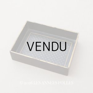 画像: 19世紀 アンティーク ナポレオン3世時代 パピエマシェ トレイ 星柄 スクエア