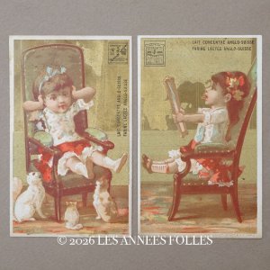 画像: ＊蚤の市セット＊アンティーク クロモ 2点セット