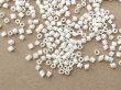画像3: アンティーク カット入り ガラスビーズ  ホワイトラスター シードビーズ 56g (3)