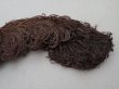 画像4: ＊蚤の市＊アンティーク  帽子用 フェザー チョコレートブラウン 羽飾り  (4)