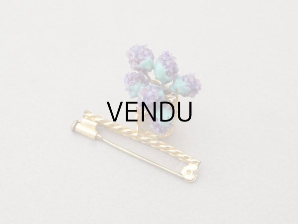 画像7: アンティーク 香り付き 花かごのブローチ LA BROCHE PARFUMEE (7)