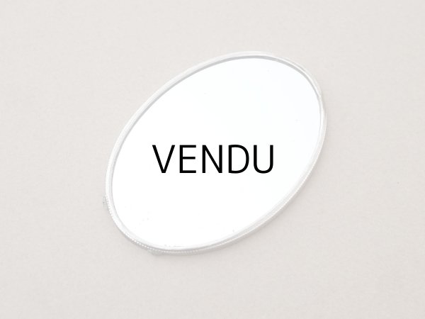 画像2: アンティーク 洋装店の手鏡 ハンドミラー MAISON MODELE PARIS (2)