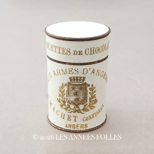 画像: アンティーク お菓子箱 チョコレートボックス CROQUETTES DE CHOCOLAT - MACHET CONFISEUR ANGERS -