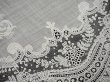 画像9: アンティーク ポワンドガーズ  結婚式のハンカチ 【RM】イニシャル刺繍入り【ポワン・ド・ガーズ】  (9)