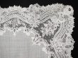 画像12: アンティーク ポワンドガーズ  結婚式のハンカチ 【RM】イニシャル刺繍入り【ポワン・ド・ガーズ】  (12)