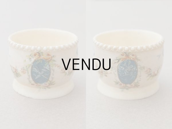 画像3: ＊蚤の市＊アンティーク キャビア用 小さなポット＆スプーンのセット (3)