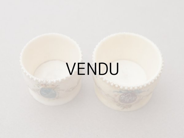 画像7: ＊蚤の市＊アンティーク キャビア用 小さなポット＆スプーンのセット (7)