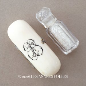 画像: アンティーク クリスタル製 気付け薬の小瓶 