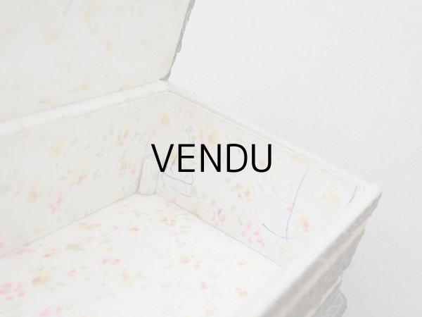 画像7: ＊蚤の市＊アンティーク 花模様のボックス (7)