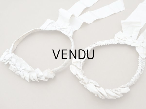 画像2: ＊蚤の市＊19世紀 アンティーク ティアラ 2点セット (2)