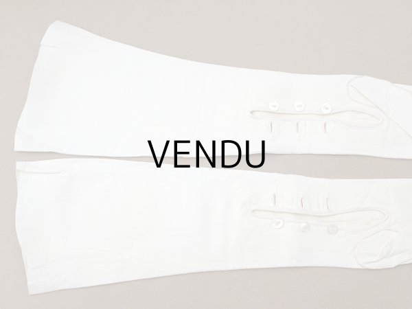 画像3: ＊蚤の市＊アンティーク ウェディング用グローブ 本革製 ギャラリーラファイエット百貨店 (3)