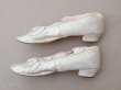 画像4: 19世紀末 アンティーク ウェディング シューズ オフホワイト - C.F.BALLY - (4)