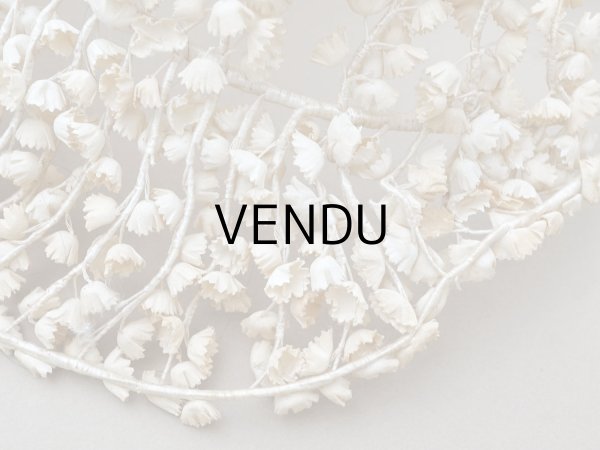 画像11: アンティーク 鈴蘭の布花 ヘッドドレス (11)