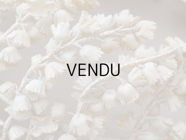 画像12: アンティーク 鈴蘭の布花 ヘッドドレス (12)