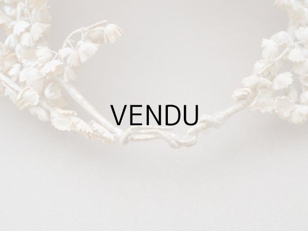 画像4: アンティーク 鈴蘭の布花 ヘッドドレス (4)