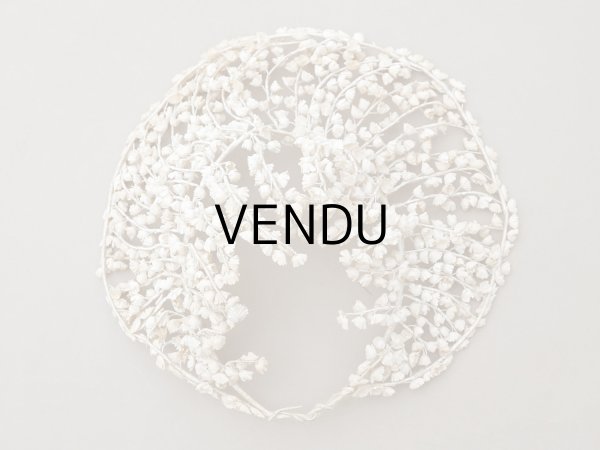 画像3: アンティーク 鈴蘭の布花 ヘッドドレス (3)