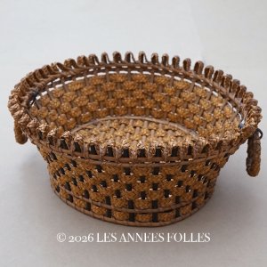 画像: ＊蚤の市＊ 19世紀 アンティーク 手芸用 パニエ 