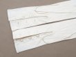 画像4: 未使用 1900年頃 アンティーク  本革製 極細 結婚式のグローブ ボンマルシェ百貨店 オフホワイト レザー 手袋 - AU BON MARCHE - (4)