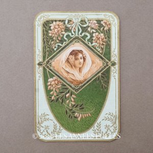 画像: アンティーク パフュームカード  - CREME SIMON PARIS -