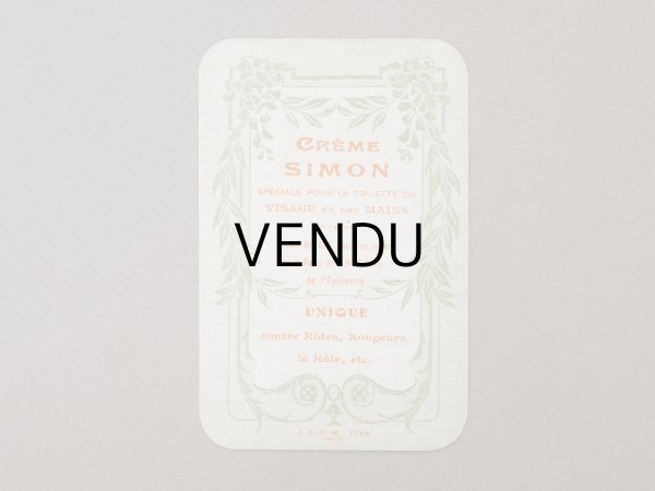 画像3: アンティーク パフュームカード  - CREME SIMON PARIS - (3)