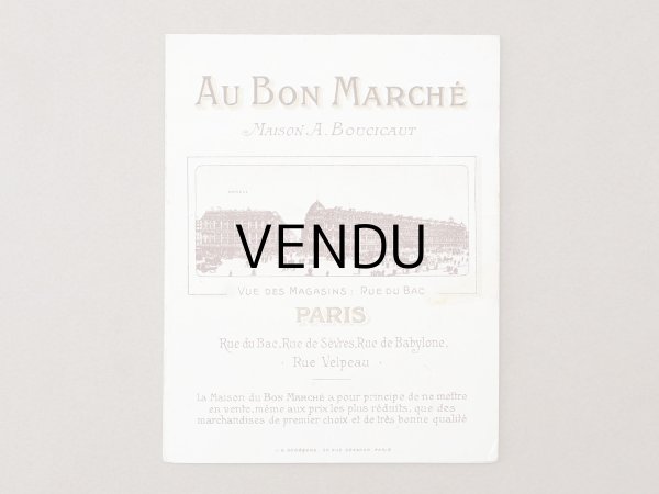 画像7: アンティーク ボンマルシェ 立体 クロモ 赤ずきんちゃん - AU BON MARCHE PARIS - (7)