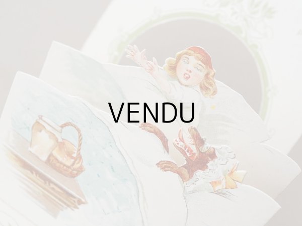 画像4: アンティーク ボンマルシェ 立体 クロモ 赤ずきんちゃん - AU BON MARCHE PARIS - (4)