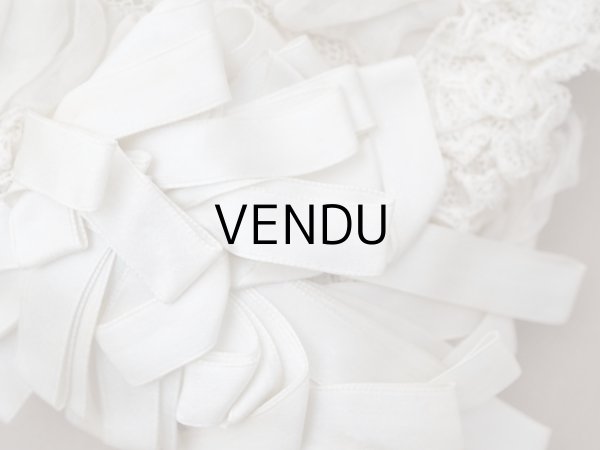 画像4: ＊蚤の市＊1900年頃  アンティーク ベビー用 ボネ (4)