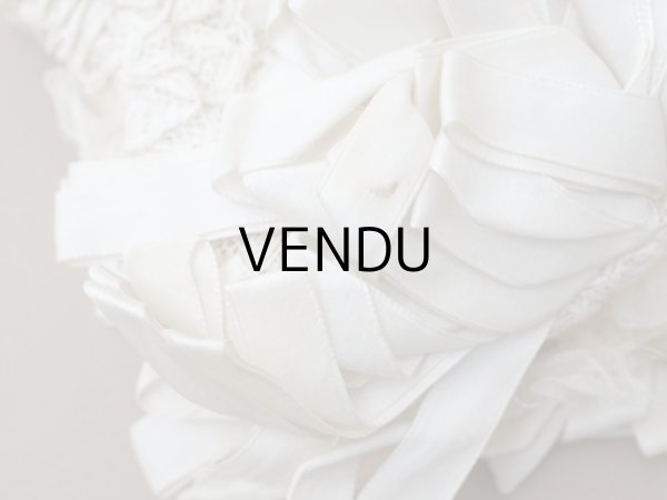 画像2: ＊蚤の市＊1900年頃  アンティーク ベビー用 ボネ (2)