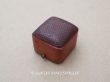 画像1: 19世紀末 アンティーク 本革製 ジュエリーボックス  リングボックス ブラウン (1)