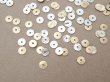 画像3: アンティーク ゼラチン製  スパンコール ソレイユ 5mm シルバー&シャンパンゴールド 約400ピースのセット ダブルフェイス  (3)
