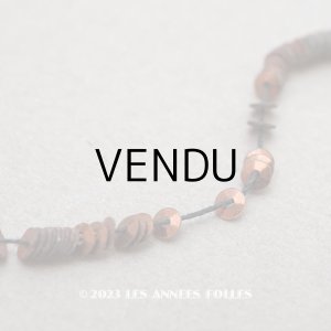 画像: アンティーク ゼラチン製 スパンコール 3mm メタリックブラウン