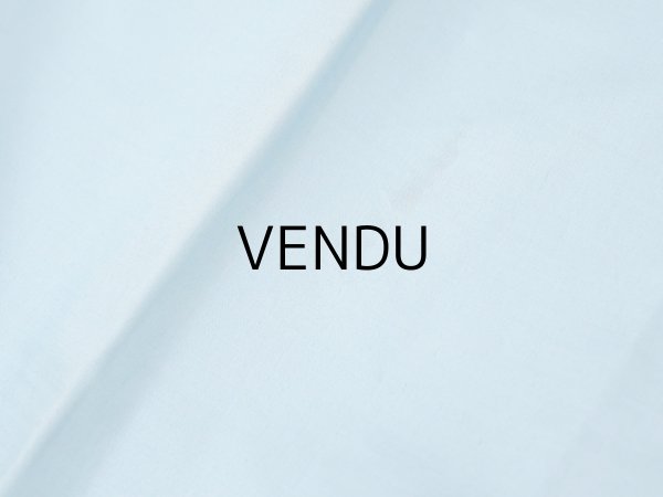 画像8: ＊蚤の市＊アンティーク シルク製 ファブリック ブルー 2点セット 124×100cm 124×45cm (8)