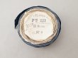 画像4: アンティーク ドット刺繍入りグログランリボン 7.1m 3.6cm幅 ネイビーブルー & ホワイト PON 222 N 9 (4)