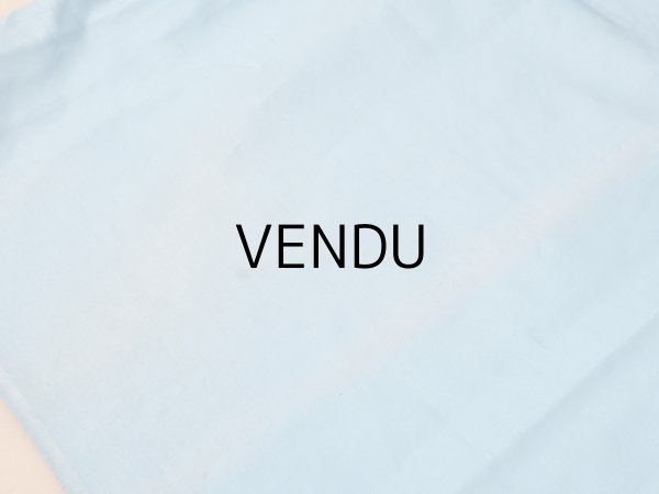 画像11: ＊蚤の市＊アンティーク シルク製 ファブリック ブルー 2点セット 124×100cm 124×45cm (11)