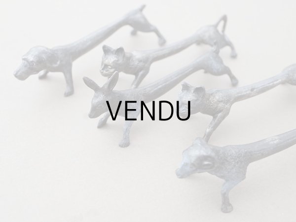 画像6: ＊蚤の市＊アンティーク 動物のカトラリーレスト (6)