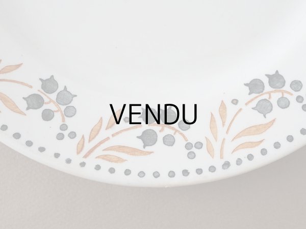 画像7: 1886〜1938年 アンティーク プレート 鈴蘭 - GIEN - (7)