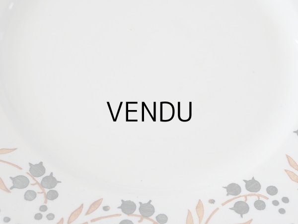 画像4: 1886〜1938年 アンティーク プレート 鈴蘭 - GIEN - (4)