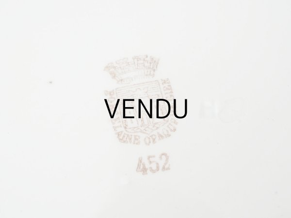 画像10: 1886〜1938年 アンティーク プレート 鈴蘭 - GIEN - (10)