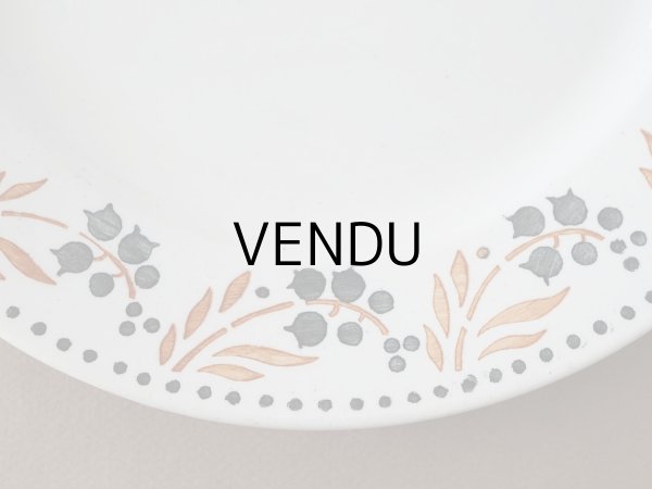 画像6: 1886〜1938年 アンティーク プレート 鈴蘭 - GIEN - (6)