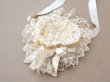 画像2: アンティーク ベビー用 ボネ シルクリボン＆レース ドール用 (2)