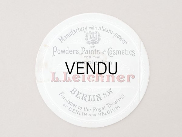 画像5: アンティーク 見開き型 パフュームカード PARFUMERIE THEATRALE L.Leichner's Fettpuder BERLIN (5)